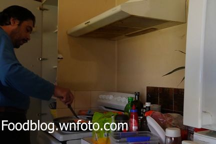 sausages, onion